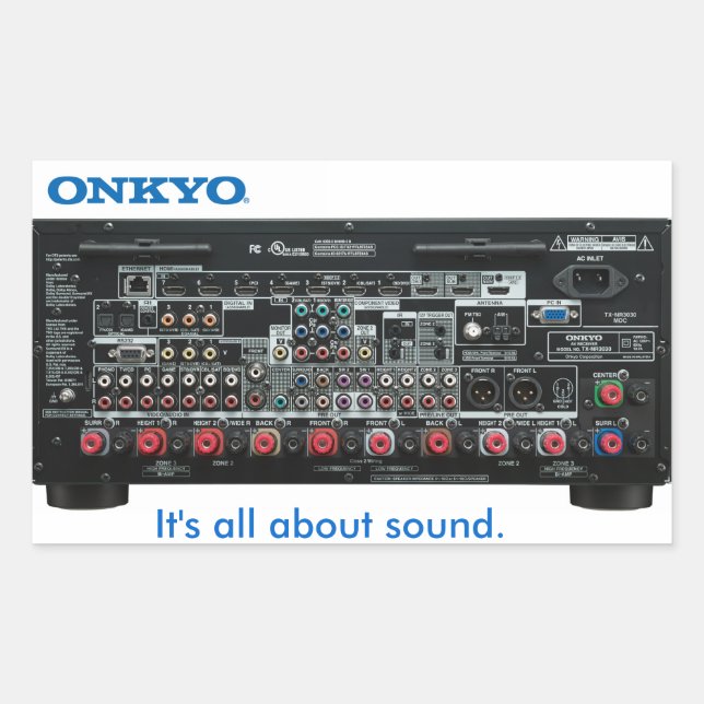 Stick it! (C'mon, son!) TX-NR3030 Sticker (Front)