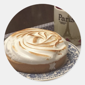 STICK IT - TARTELETTE AU CITRON CLASSIC ROUND STICKER