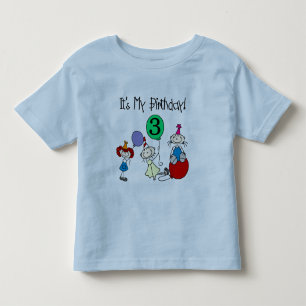 Stick Kids Party 3ème anniversaire Tshirts et cade