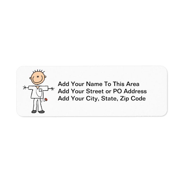 Stick mâle Figure Infirmière T-shirts et cadeaux (Devant)