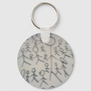 Stick Men Keychain