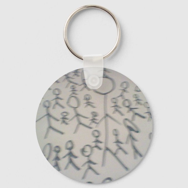 Stick Men Keychain (Front)