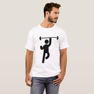 Stick minimaliste Figure Icon T-shirt Be Stronger