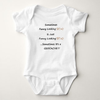 Stick or Geocache Baby Bodysuit