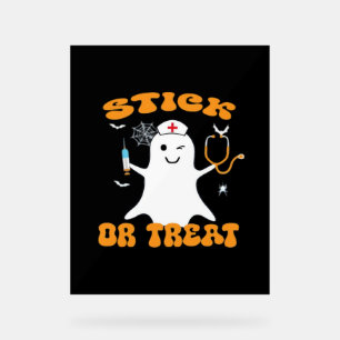 Stick ou Treat Nurse Funny Halloween Costume Essen