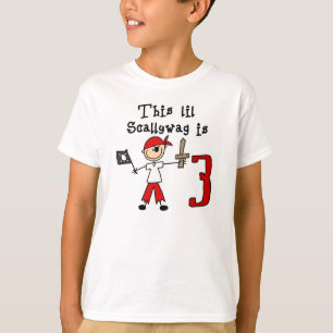 Stick Pirate 3rd Birthday T-Shirt