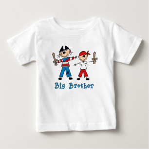 Stick Pirates Big Brother Baby T-Shirt