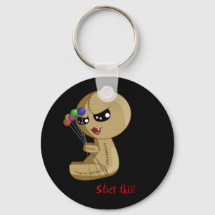 Stick this! keychain