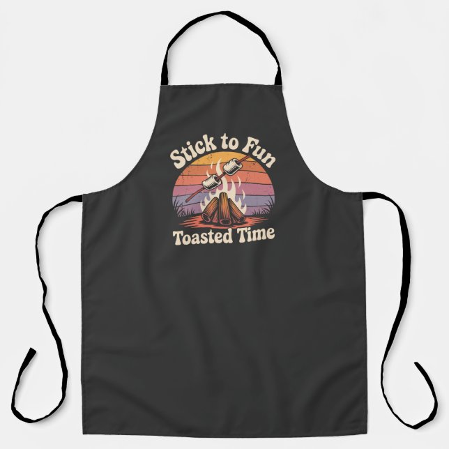 Stick To Fun - Toasted Time Apron (Front)