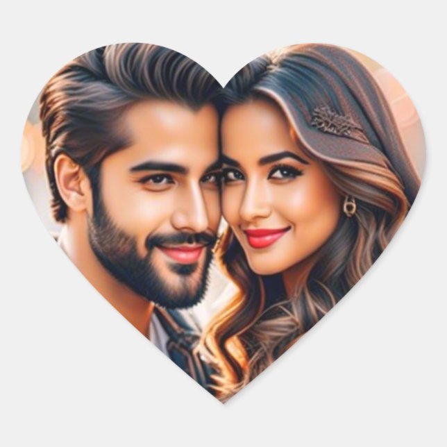 Stick with Love Heart Sticker (Front)