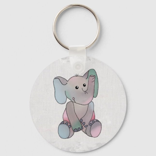 Stickbild Elefant Keychain (Front)