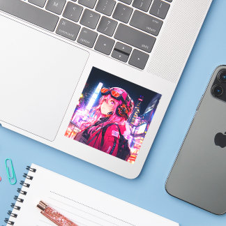 STICKER ステッカー｜VACHABORG グッズ「ピンクメカニカルガールの探検」