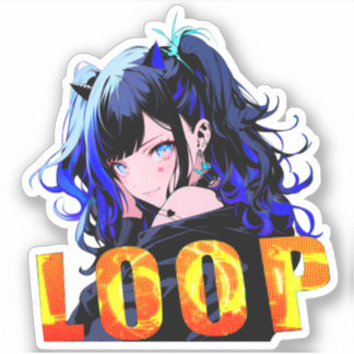 Sticker ステッカー|VACHABORG グッズ「 Neo-Reiwa Girl 」 シール