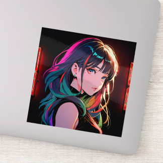 Sticker 煌霞の少女【Radiant Haze Girl】セラミックタイル