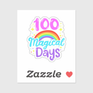 Sticker 100e jour d'école 100 jours 35