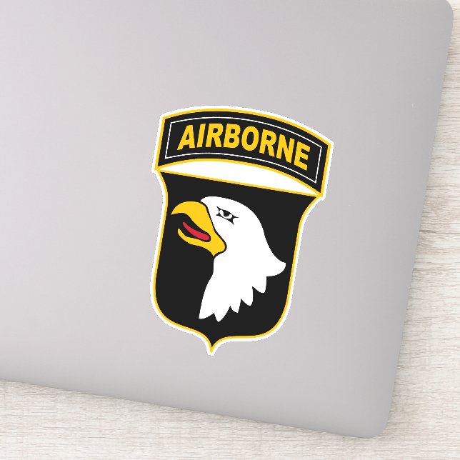 Sticker 101e division aéroportée Vétéran militaire (Détail)