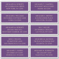 10 Nom de l'invité individuel Adresse Mystique pou