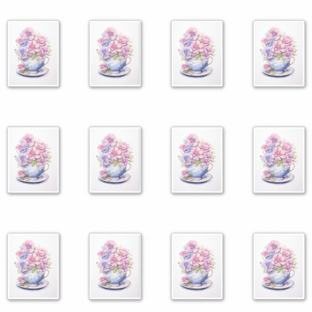 Sticker 11 Coupe des fleurs (Devant)