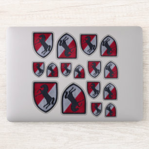 Sticker 11e régiment de cavalerie blindé Fort Meade Cont