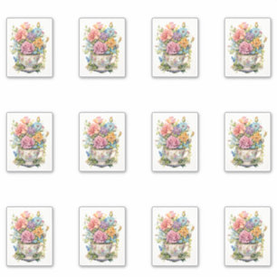 Sticker 12 Coupe des fleurs