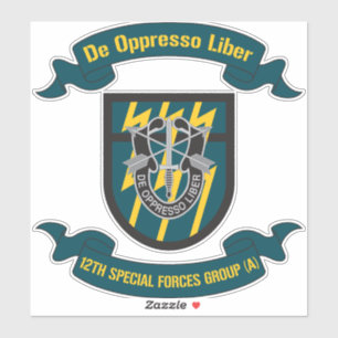 Sticker 12e Groupe des forces spéciales (aéroporté) 12e