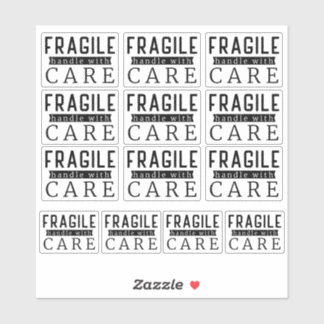 Sticker 13 Poignée Black Fragile Avec Soin Petite Entrepri