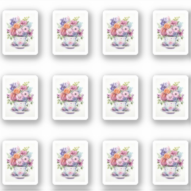 Sticker 1 Coupe des fleurs (Devant)