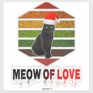 Sticker 21.mignon esthétique tendance bestseller chat noi