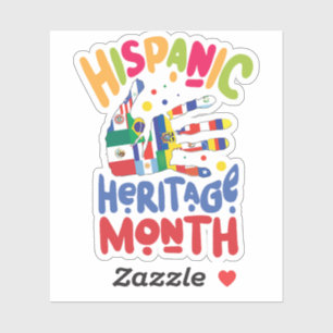 Sticker 23.Patrimoine national hispanique Mois tous les pa