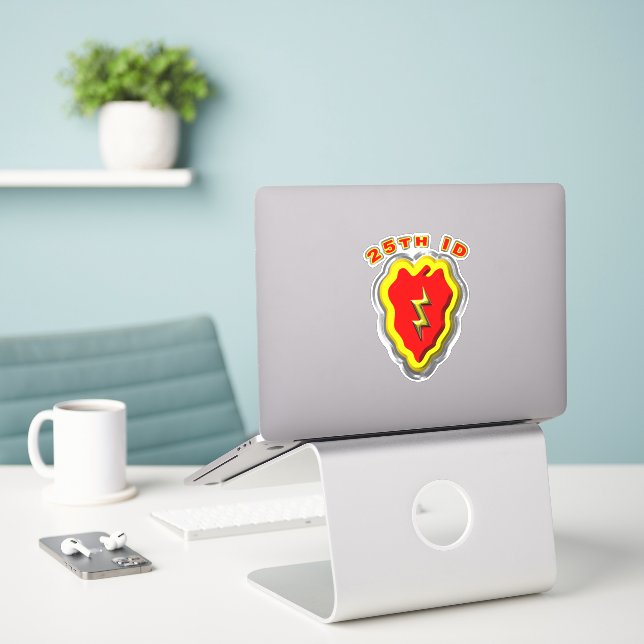 Sticker 25e division d'infanterie (Ordinateur portable sur le bureau)