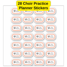28 Planificateur de répétition de chorale ou Bulle