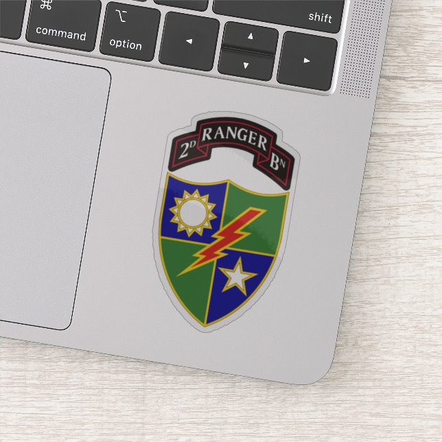 Sticker 2e Bataillon - 75e Régiment de Rangers (Détail)