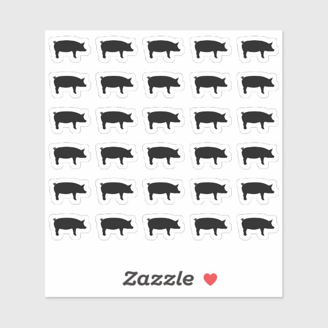 Sticker 30 Choix de repas de porc (Feuille)