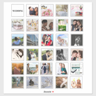 Sticker 30 x Journal de scrapbooking MARIAGE