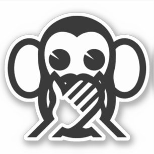 Sticker 3 Singes Sages Iwazaru 言 わ ざ Ne る Pas De Mal Emoji