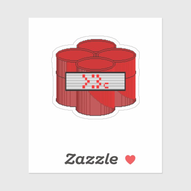 Sticker >:3c explosifs (Feuille)