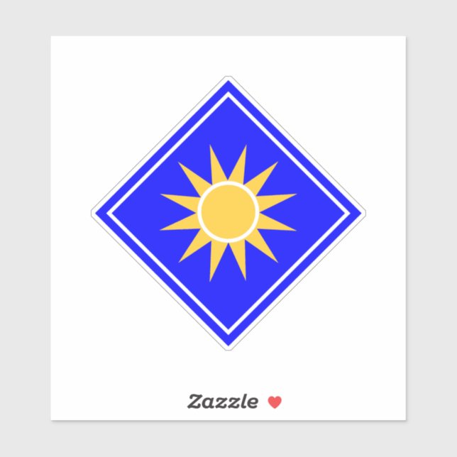 Sticker 40e division d'infanterie (Feuille)