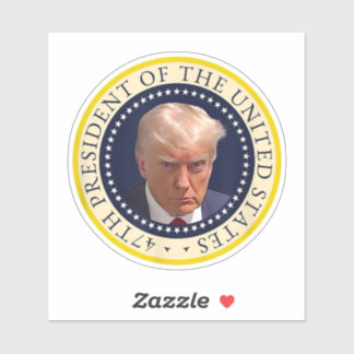 Sticker 47e président américain 4 juillet 1776 2025