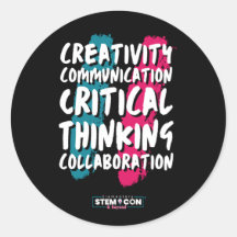 Sticker 4 C de STEM Round