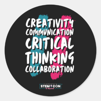 Sticker 4 C de STEM Round