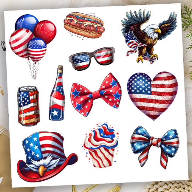 Sticker 4 juillet jeu 2 (Créateur téléchargé)