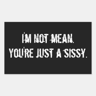 Sticker 4-Pack : Sissy