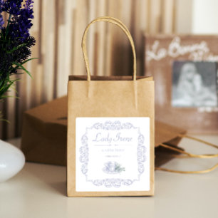 Sticker 4 pcs thé blanc personnalisé Vintage