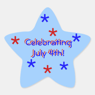 Sticker - 4th of July star
