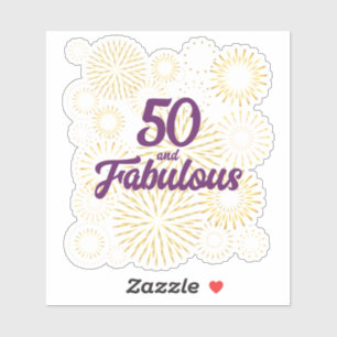 Sticker 50 et fabuleux