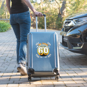 Sticker 60e anniversaire cadeau drôle 60e anniversaire 60 