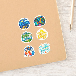 Sticker +6 Encouragement, Motivation et Inspiration