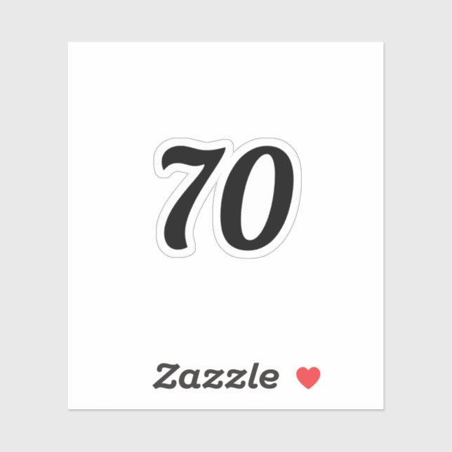 STICKER 70 (Feuille)