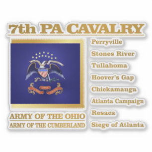 Sticker 7e cavalerie PA (BH)