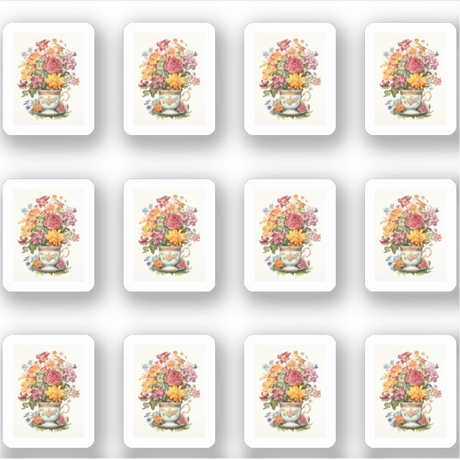 Sticker 8 Coupe des fleurs (Devant)